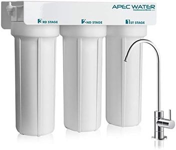 APEC WFS-1000 Super Capacity Premium Quality 3 Stage Under-Sink Water Filter System