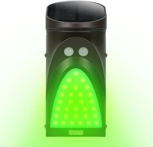 LILBEES Solar Deer Feeder Light with Frosted Green LED, Motion Activated Hog Hunting Light with Pre-Trigger PIR Sensor, 120° Wide Vision, Heavy Duty 4000mAh Varmint Scouting Light(W300)