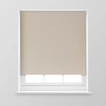 A.Unique Home Premium Trimmable Thermal Blackout Roller Window Blind in a Variety of Colours and Sizes Ideal for any Room - 2FT - Taupe - 60cm (W) x 170cm (L) | 23.6" (W) x 66.9" (L)