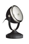 Premier Housewares E14 Small Edison Screw 25 W, Chrome Spotlight Table Lamp - Black