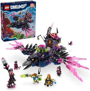 LEGO® DREAMZzz™ The Never Witch’s Midnight Raven 71478 Animal Toy for Kids Aged 9 and Over, Playset for Boys and Girls, Rebuild a Fantasy Hut as a House, Spider or Bird Figure