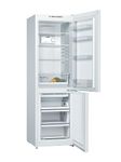 Bosch Home & Kitchen Appliances Bosch KGN34NWEAG Serie 2 Freestanding Fridge Freezer, No Frost, 297L capacity, 60cm wide, White