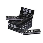 Ocb Black Rolling Cigarette Paper Premium Slim King Size (White) pack of 25