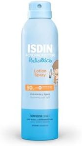 ISDIN Fotoprotector Pediatrics Lotion Spray SPF 50, Protector Solar Corporal para Niños, Hidratante y Muy Ligero, con Extracto de Siempreviva, 250 ml
