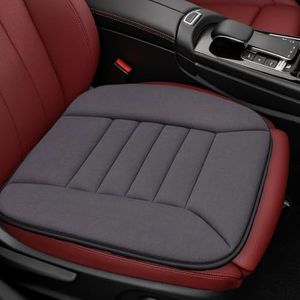 Xtremeauto Car Seat Cushion with 1.2-Inch Comfort Memory Foam – Pressure Relief Seat Pad with Breathable Mesh Cover & Non-Slip Base for Car, Van, Office, Home or Truck Universal Fit (Grey)