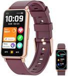 Fitness Tracker Watch for Men Women, 1.47" Smartwatches with 24/7 Heart Rate/Sleep Monitor/Calorie Monitor, 100+ Sports Modes Activity Trackers, Smart Watch for with Android iOS Wine Red