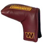 Team Golf NFL Washington Commanders Tour Blade Putter Cover - Printed Team Golf NFL Tour Blade Putter Cover, Fits Most Blade Putters, Scotty Cameron, Taylormade, Odyssey, Titleist, Ping, Callaway