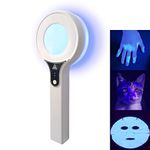 Eagou Diary Portable Woods Lamp Skin Analyzer Professional Facial Magnifying Analyzer Rechargeable Skin Detector Skin Care UV Light Dog Cat Care Pet Urine Detector