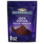 Ghirardelli Unsweetened Dutch Process Cocoa Powder Pouch (227g), 8 Ounce, Brown, Dark Chocolate, By COUGAR – (Imported-USA)