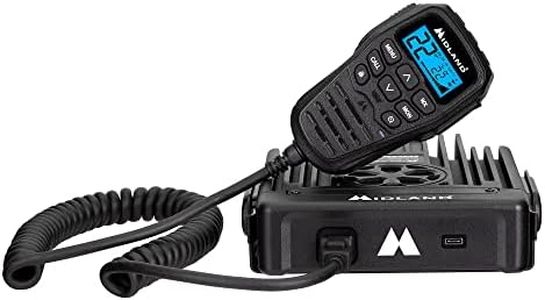 Midland MXT575 GMRS Mobile Radio, Two-Way Radio with NOAA Weather Scan and Alert - for Farms, Ranches, Overlanding - Repeater Capable, Integrated Control Mic,- External Magnetic Mount