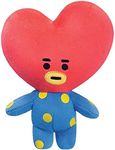 AURORA, 61459, BT21 Official Merchandise, TATA Soft Toy, Small, Blue and Red