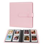 288 Pockets Photo Album for Fujifilm Instax Square SQ1/SQ6/SQ10/SQ20/SQ40 Camera,for Kodak Mini Shot 3 Film, Photo Book for Instax Square Photo and Kodak 3x3" Photo (Pink)