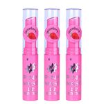 PINNER Fruit Extract Color Changing Pink Magic Lipstick Combo Pack of 3 (PINK, 10.5 g)