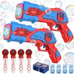 2PCS Bubble Gun for Kids, Spider Bu