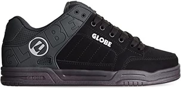 Globe Men's Tilt Skate Sneaker Black/Night/Silver 12 D (M)