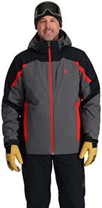 Spyder Men's Guardian Insulated Ski Jacket, Polar, Medium