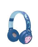 LEXIBOOK, Disney Stitch, Wireless and wired 2-in-1 headset with Stitch details and light effects, sound limited to 85 dB, foldable, adjustable, rechargeable, HPBT015D