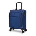 SWISSGEAR Altitude Collection Carry-On Luggage — Small Lightweight Suitcase with 8 Wheels, TSA Locks, and Durable Shell — Navy Blue, 19-inch