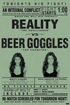 Reality vs. Beer Goggles College Humor Thick Paper Sign Print Picture 8x12