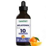 Melatonin 10mg - Fast Action - Sugar Free - Sleep Aid - Liquid - Maximum Absorption - Great Taste - Vegan - Gluten Free - Made in Canada (115ml)