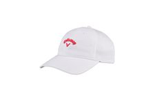 Callaway Golf Women's Heratige Twill Cap Collection Headwear White/Coral