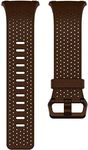 Fitbit Unisex Adult Ionic Leather Band, Cognac, Large