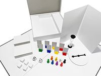 Apostrophe Games Create Your Own Board Game (Deluxe Empty Game Board, Box & Accessories) with Toy Figures, Blank Cards, Blank Spinners & Dice