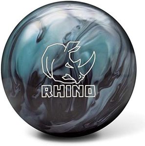 Brunswick Rhino Reactive PRE-DRILLED Bowling Ball- Metallic Blue/Black 15lbs