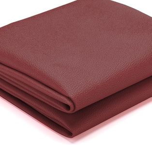 K-Musculo Vinyl Fabric, Marine Faux Leather Upholstery, for Upholstery Crafts, DIY Sewings, Sofa, Handbag, Earrings, Hair Bows Decorations (Wine Red 54'' X 180'' inch 5Yd)