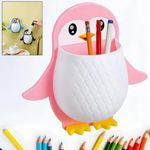 ITBeater Penguin Bathroom Wall Shelf Phone Mount Toothbrush Holder Remote Control Holder Plastic Wall Mount Pack of 2