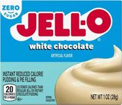 Jell-O Sugar-Free Instant Pudding and Pie Filling, White Chocolate, 1-Ounce Boxes (Pack of 6)