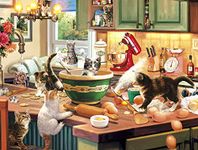 Buffalo Games Kitten Kitchen Capers Jigsaw Puzzle (750 Piece)