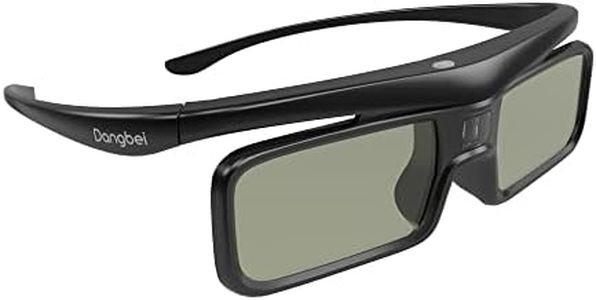 Dangbei DLP Gafas 3D Gafas de Obturador Activo Recargables para compatibles con Dangbei Mars Pro.