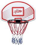 Genki Indoor Mini Basketball Hoop Wall Mounted Basketball Backboard Ring Net Set 73 x 49cm for Adults Kids Home Outdoor Office Door