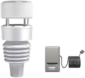 ECOWITT Wi-Fi Weather Station GW1210, Includes GW1200 Wi-Fi Gateway and WS90 Outdoor Sensor Array, 915 MHz