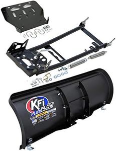 KFI 50" Flex Snowplow Combo Kit - 50" Flex Plow + Mount Bracket + Push Tube - Compatible/Replacement for 2007-2020 Yamaha 700 Grizzly 4x4 (ATV)