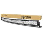 SKYWORLD 50 inch Curved LED Light Bar 288W Ultra Thin Spot Flood Combo Beam Led Work Lights Offroad Driving Fog Lamp with Mounting Bracket for 4x4 4WD Truck Tractor ATV SUV ATV Car Boat