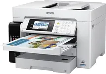 Epson WorkForce ST-C8090 Inkjet Multifunction Printer-Color-Copier/Fax/Scanner-4800x1200 dpi Print-Automatic Duplex Print-66000 Pages-550 sheets Input-Color Flatbed Scanner-1200 dpi Optical Scan-Color