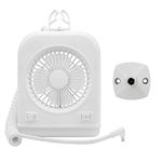 Dream Lighting 12volt RV Camper Fan and LED Reading Light for RV Pop UP Camping Interior Soft White Lighting with On/Off Switch 2-Speed Fan