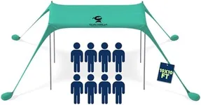 SUN NINJA Pop Up Beach Tent Sun She