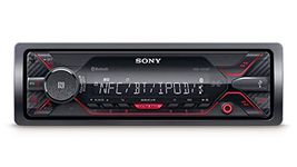 Sony DSXA410BT Mechless Media Receiver with NFC/Bluetooth/iPod/Android Direct Connectivity, Red