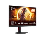AOC Gaming U27G4R - 27 inch Ultra HD 4K Monitor, 160Hz UHD or 320Hz FHD, Dual Frame, 1 ms, G-Sync comp., HDR400 (3840x2160, 2x HDMI 2.1, 1x DisplayPort 1.4, USB Hub)