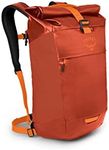 Osprey Europe Transporter Roll Top Unisex Lifestyle Backpack Orange Dawn O/S, One Size