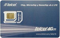 Telcel Mexico Prepaid Basic SIM Car