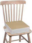 Kalawen Toddler Booster Seat for Table, Waterproof PU Washable Thick Seat with 2 Adjustable Straps Safety Buckle