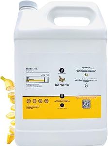 Dolce Flav Banana Extract - 1 Gallon Oil-Soluble Multipurpose Flavoring Ideal for Candy Making, Baking, Lip Balm, and Ice Cream - Banana Concentrate Perfect for Weight Management