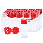 Kingrol 36 Pack Plastic Spice Jars 