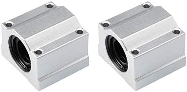 uxcell SCS20UU Linear Ball Bearing Slide Block Units, 20mm Bore Dia (Pack of 2)