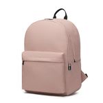 Kono Children's Backpack School Bag for Boys and Girls Lightweight Rucksack for Teenagers Students Bookbag Travel Casual Daypack Women Men (Pink)