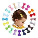 Baby Hair Clip 2 Inch Hair Bows Baby Girls Hair Accessories Fully Lined Barrettes for Girls Toddlers Infants Kids